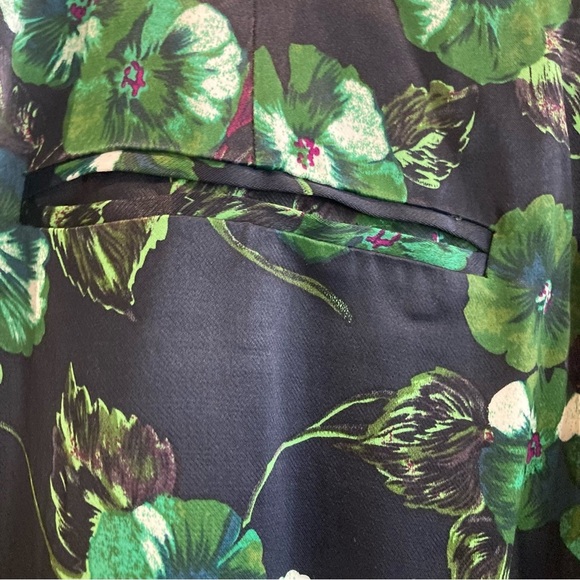 ELEVENSES Sz 8 by Anthropologie Palazzo Wide Leg Cuffed Hem Trouser Pants - Picture 11 of 14